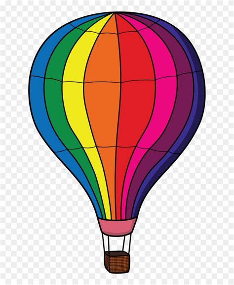 hot air balloon drawing png